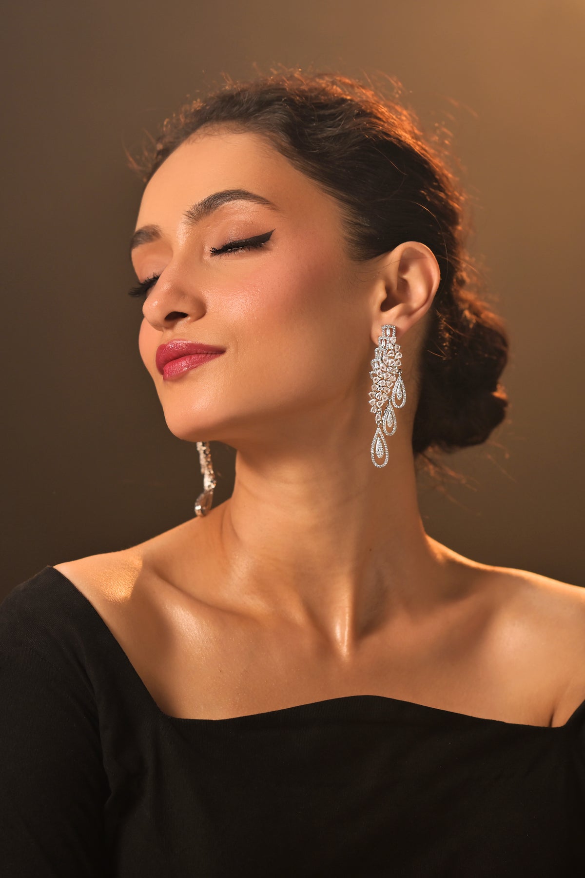 Wisteria Lumière Cascade Earrings