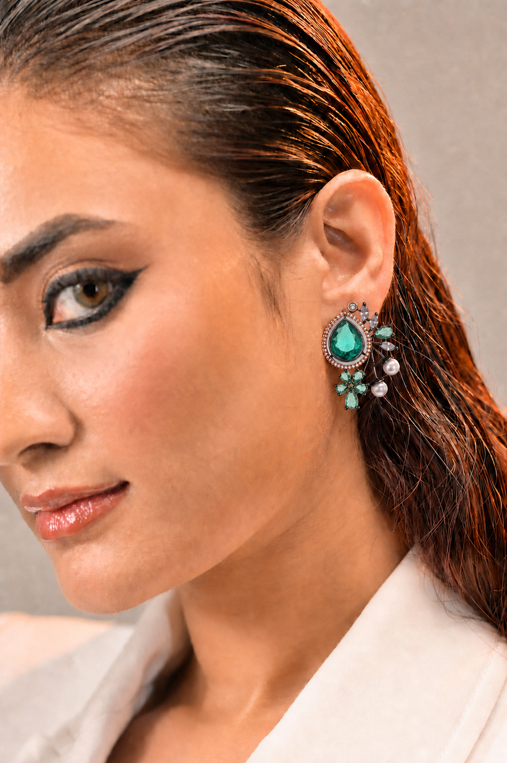 Émeraude Garden Earrings