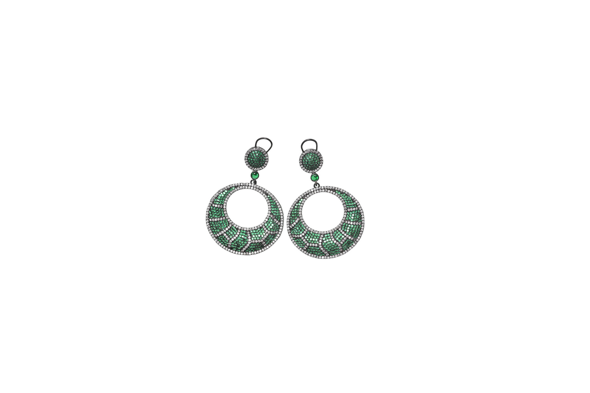 The Emerald Éclat Earrings
