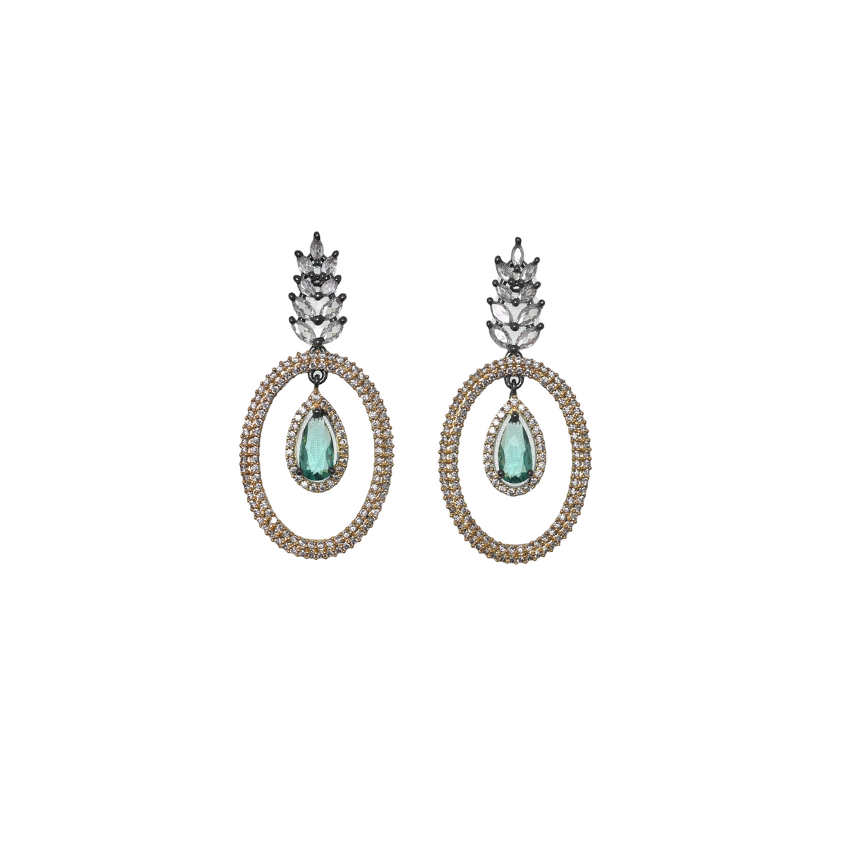 Mint Aureole Earrings