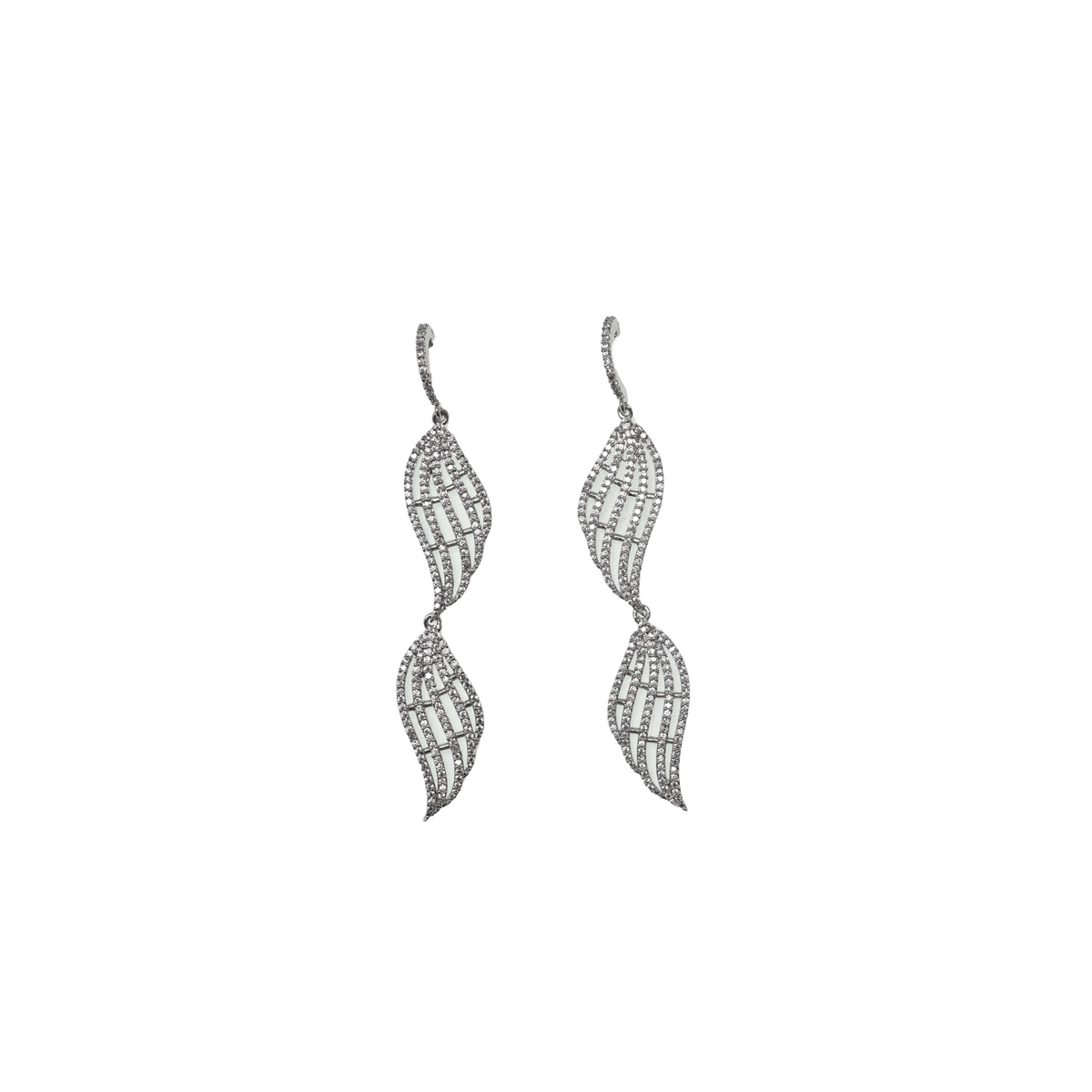 Lumière Plume Drop Earrings