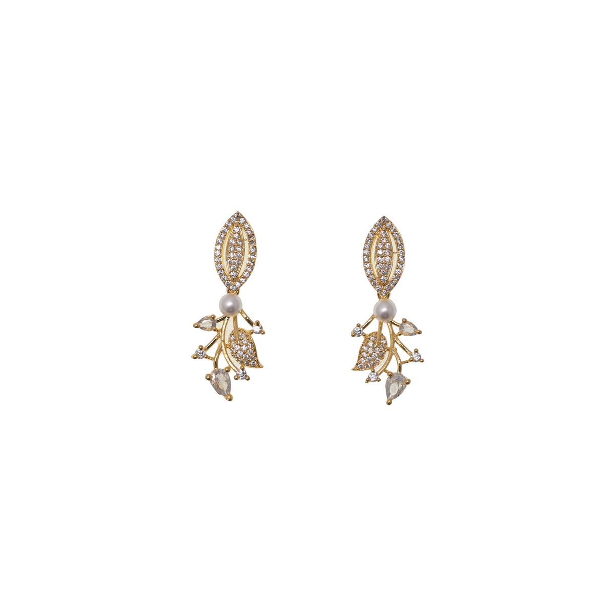 Aurelia Pearl Vine Earrings