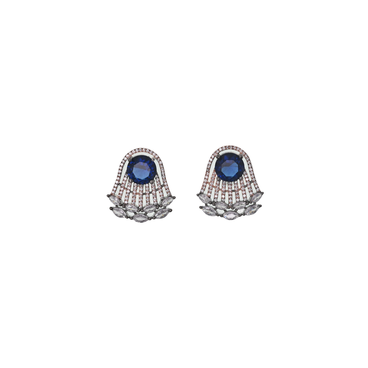 Nocturne Éventail Stud Earrings