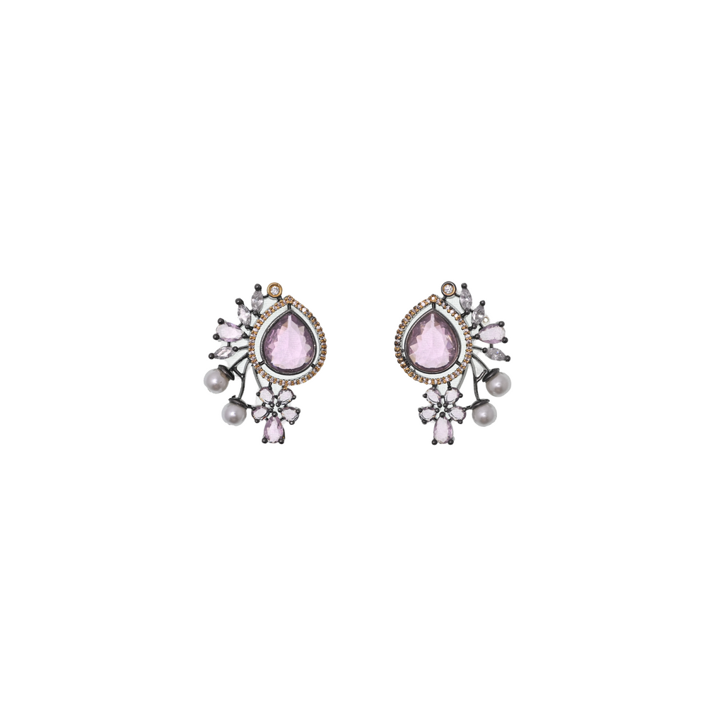 Rosé de Versailles Earrings