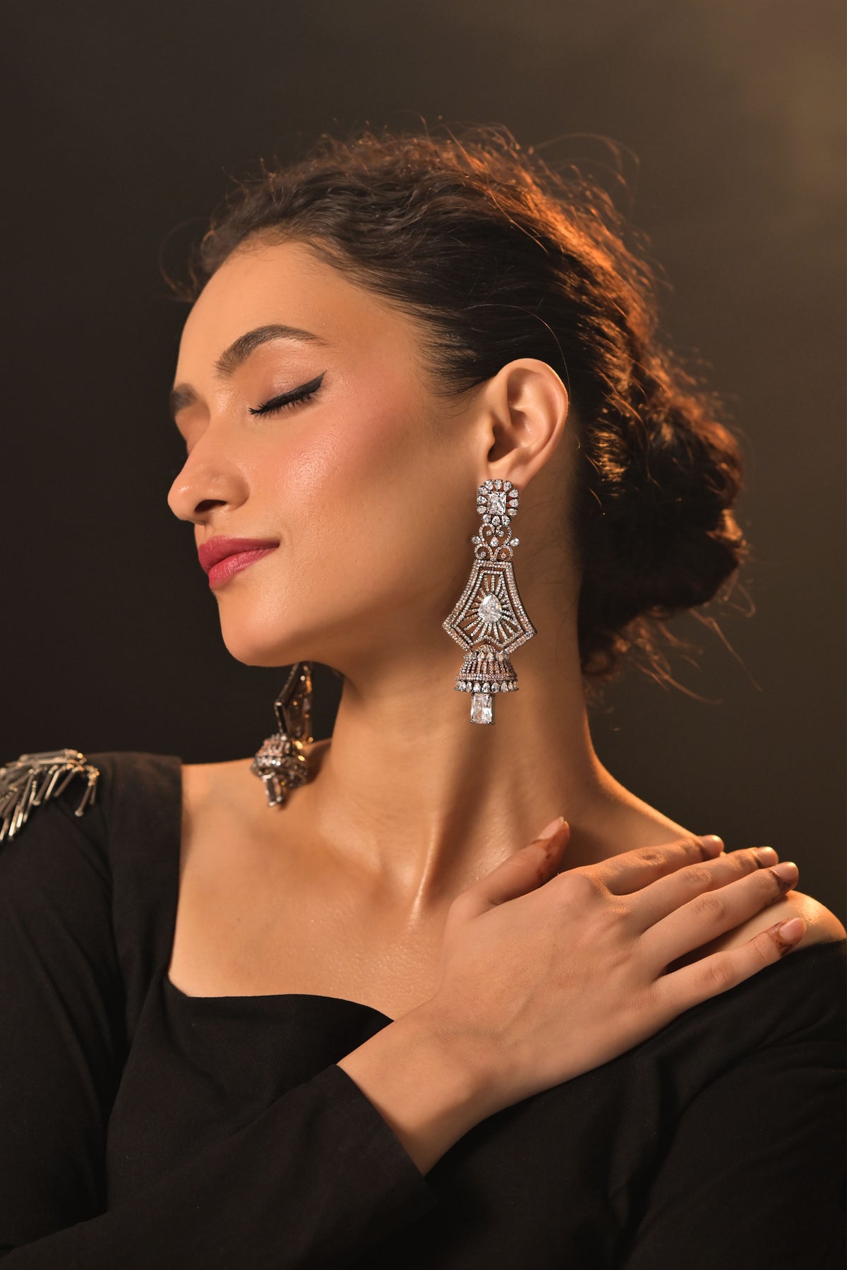 The Imperial Radiance Chandelier Earrings