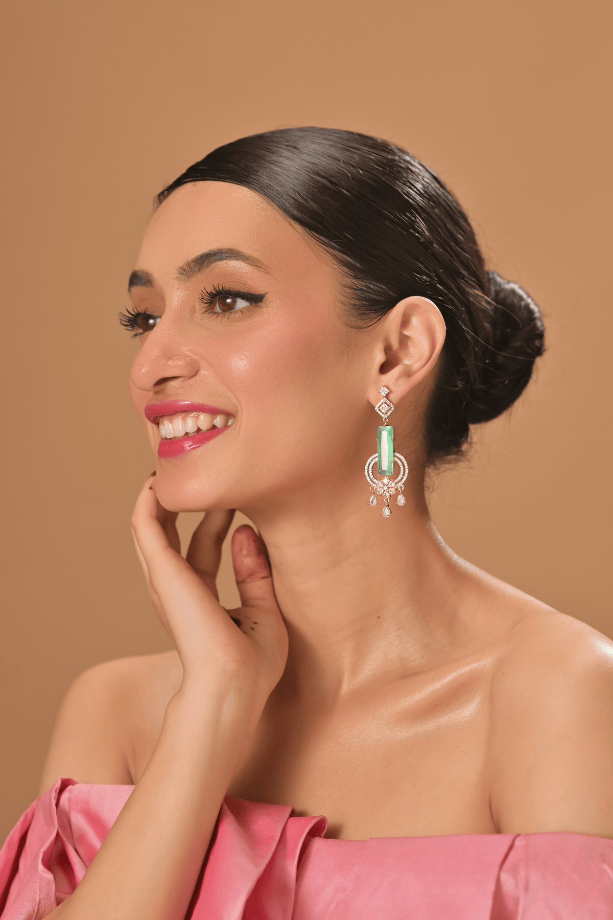 Émeraude Celeste Earrings