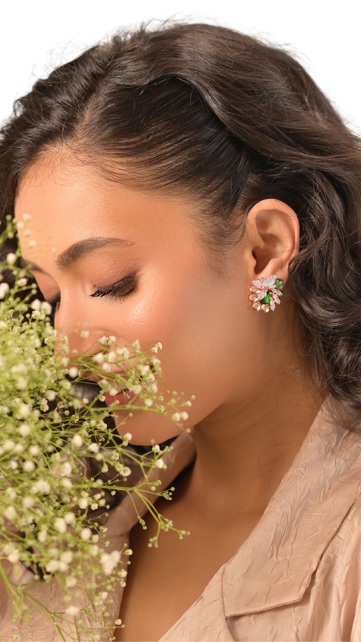 Verdant Jardin Stud Earrings