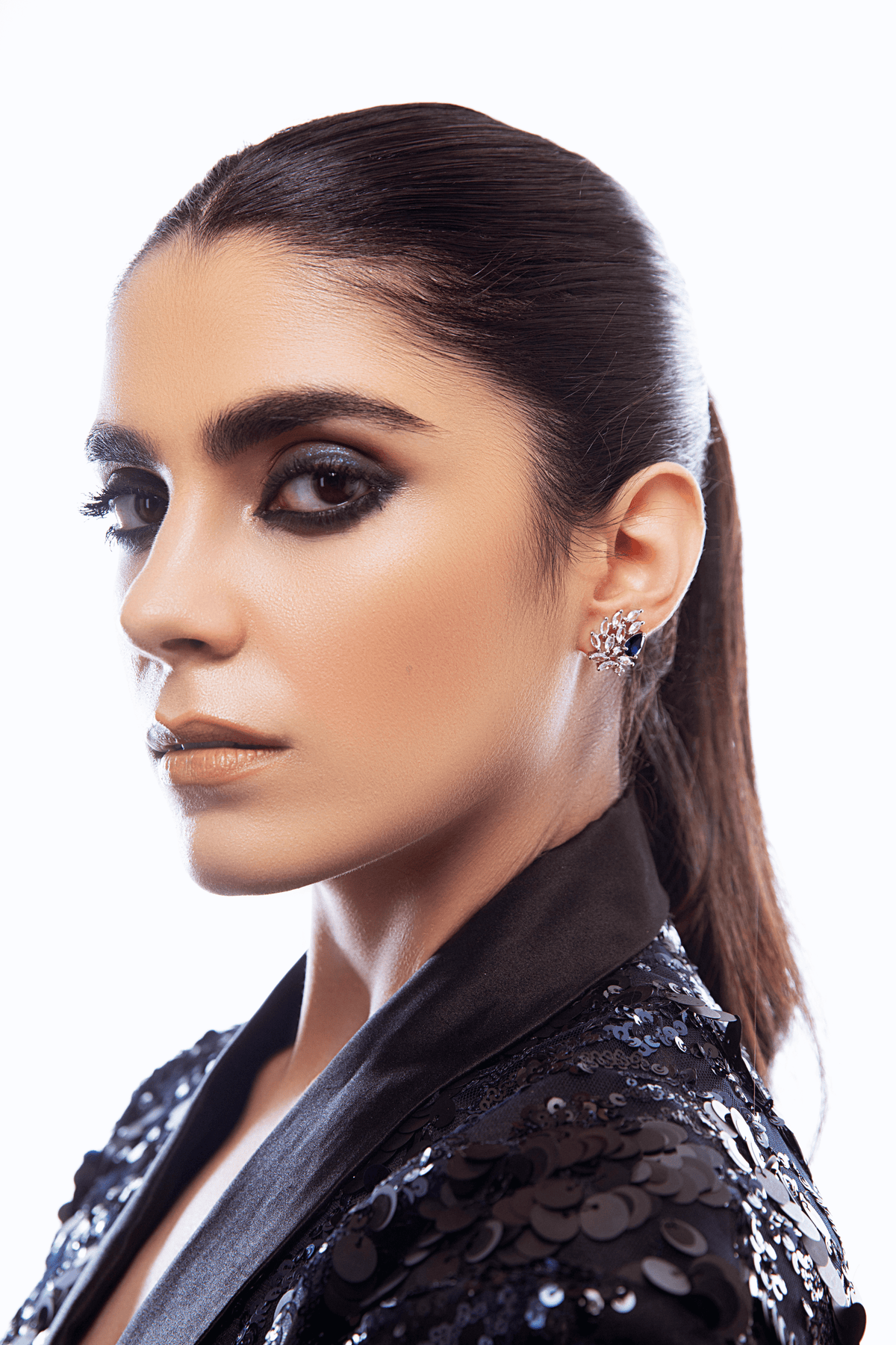 Bleu Plume Earrings
