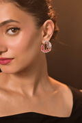 Rosé Paisley Ear Climbers