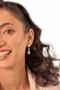 Rosé Lumière Duet Earrings
