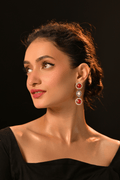 Rosaline Noir Cascade Earrings