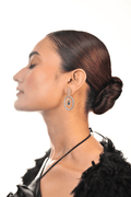 Sapphire Aureole Earrings