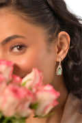 Celadon Élan Halo Earrings