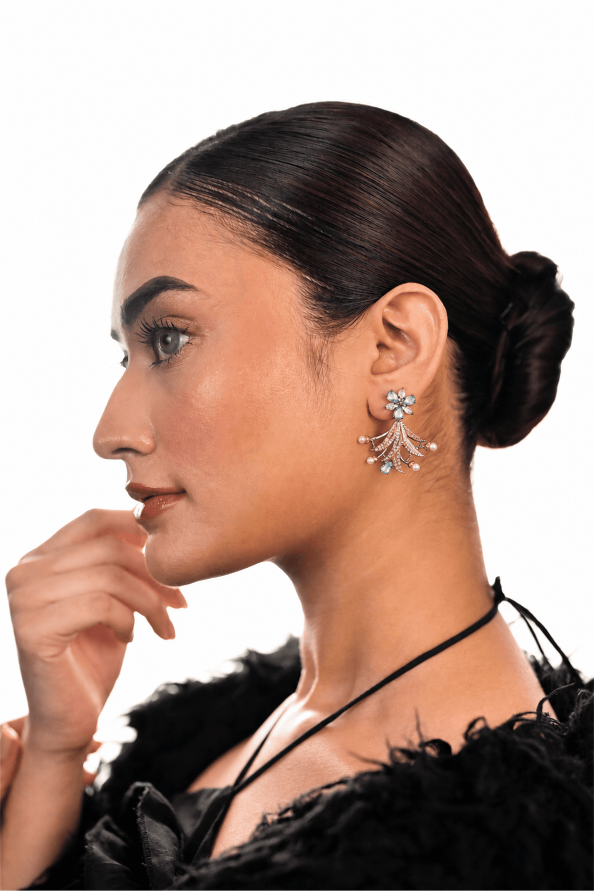 Azure Celeste Cascade Earrings