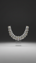 Platinum Mist Collar Necklace