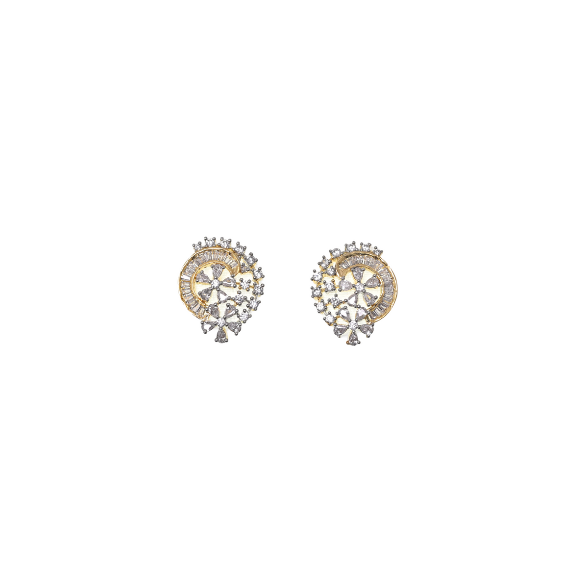 Luna Fleur Crystal Studs