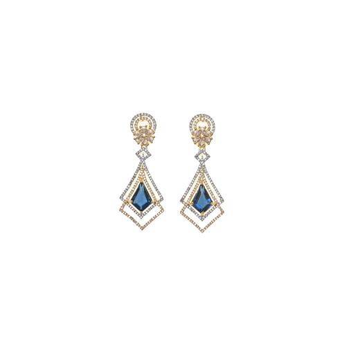 Bleu Majesté Geometric Earrings