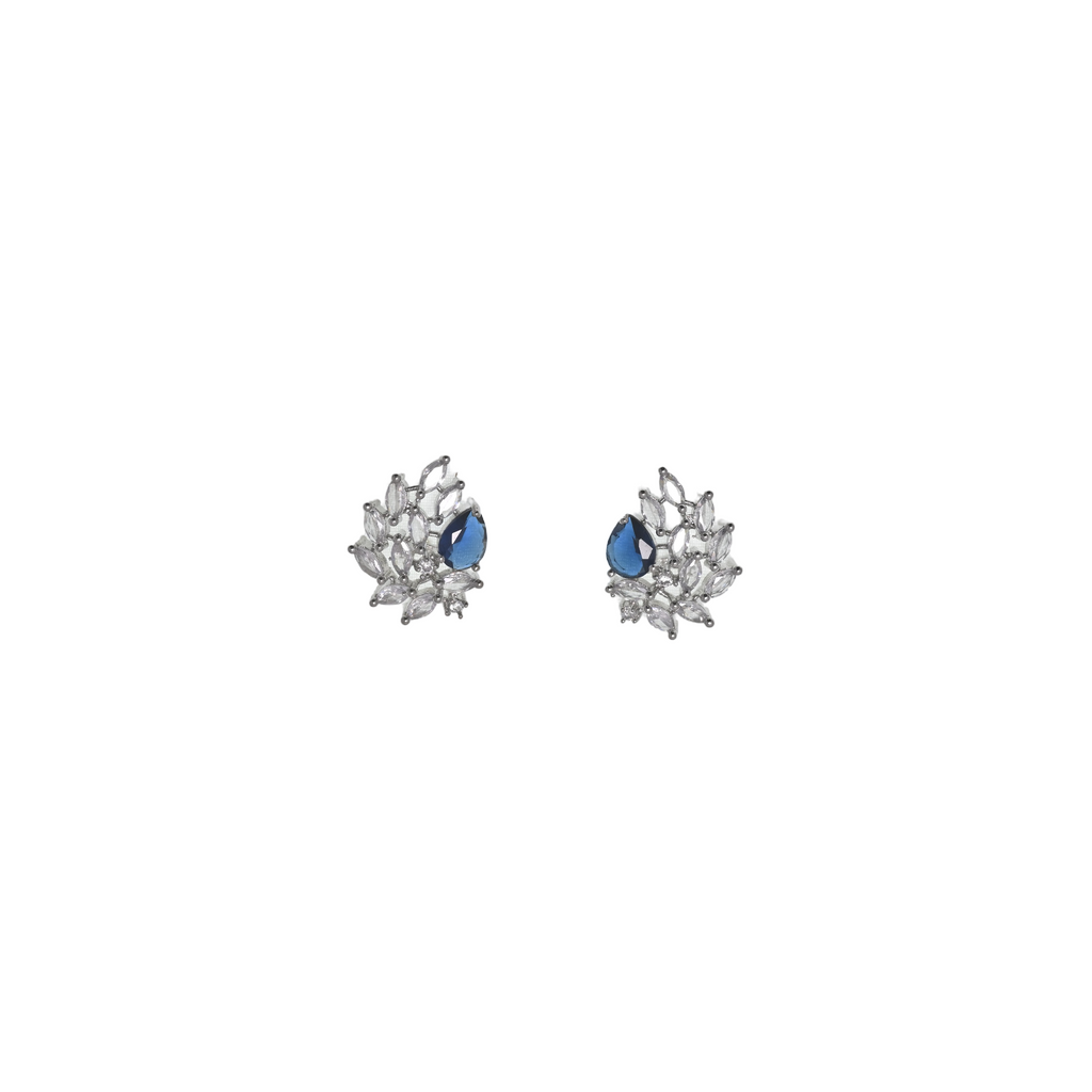 Bleu Plume Earrings