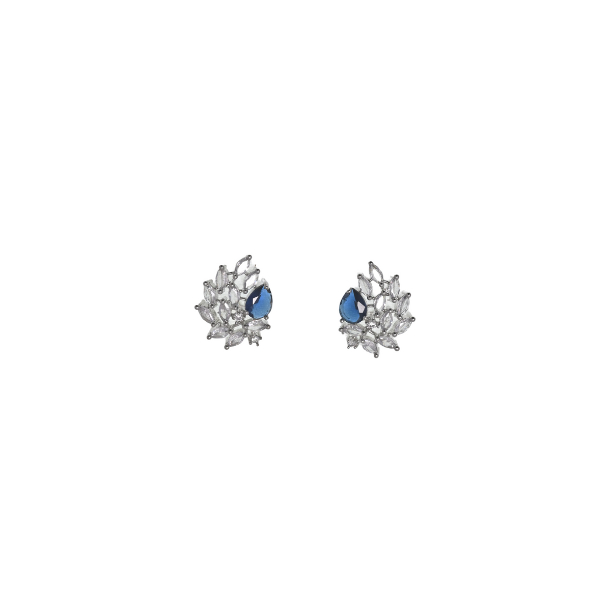 Bleu Plume Earrings