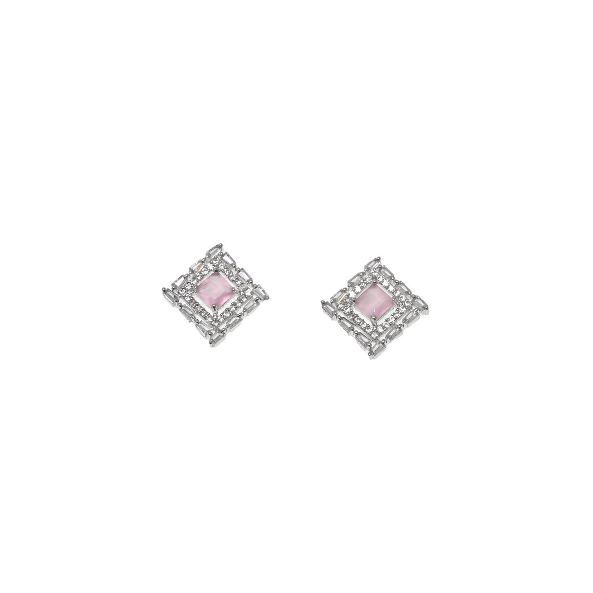 Rosé Lumière Studs