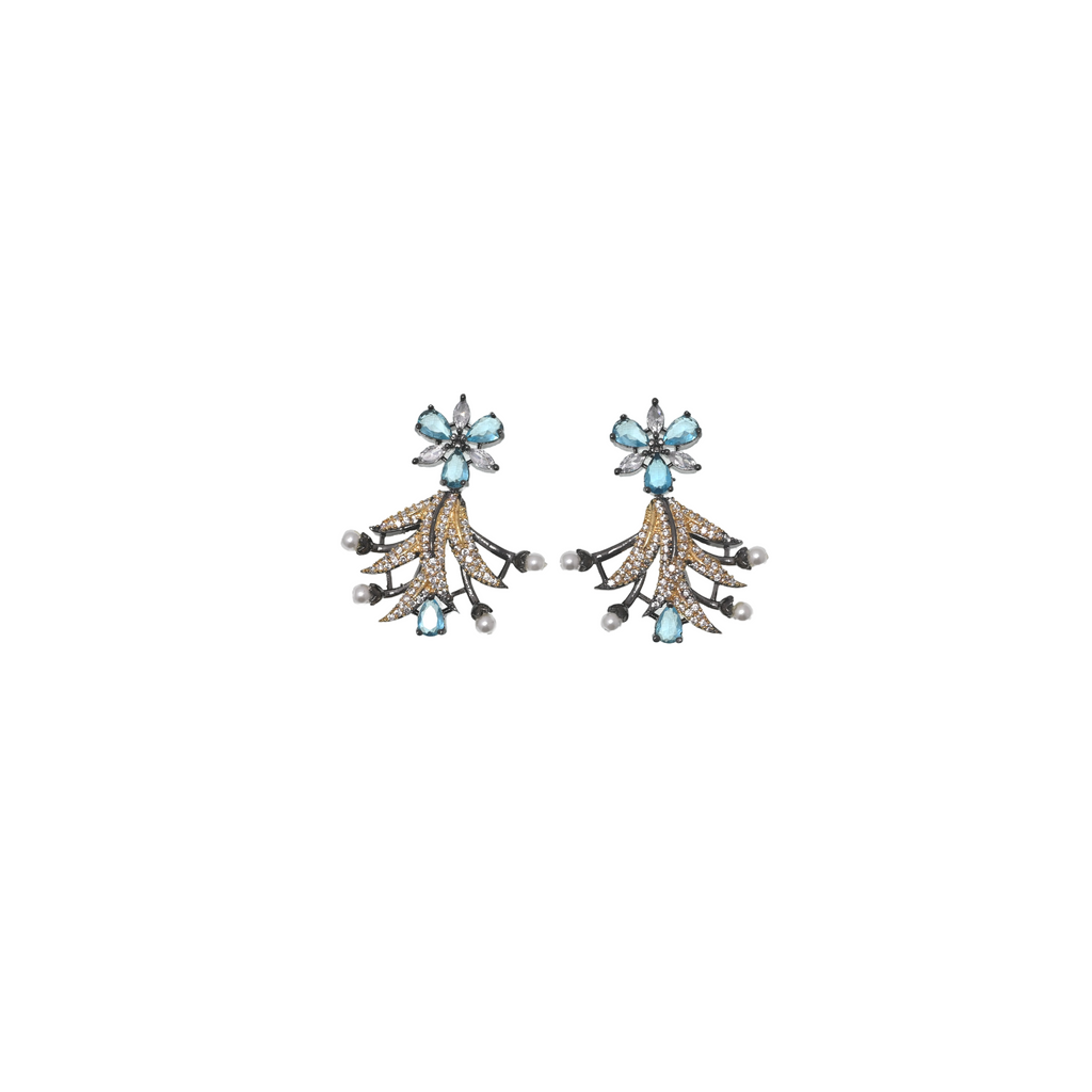 Azure Celeste Cascade Earrings